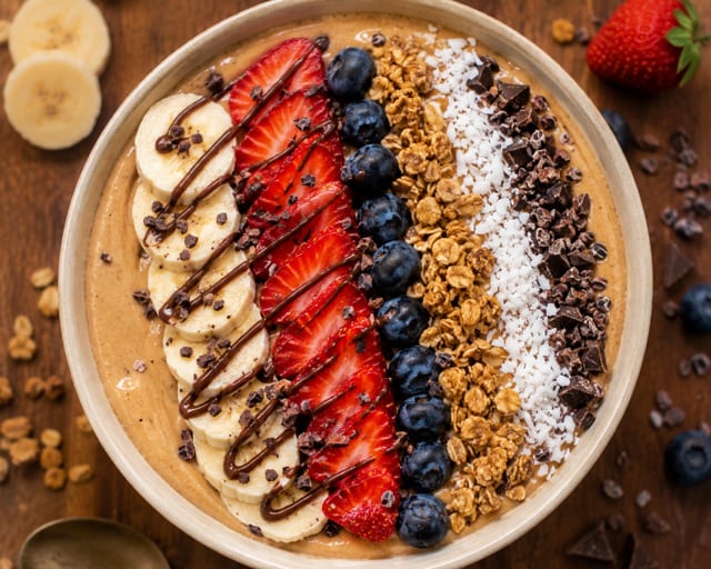 Choco Banana Crunch Bowl.