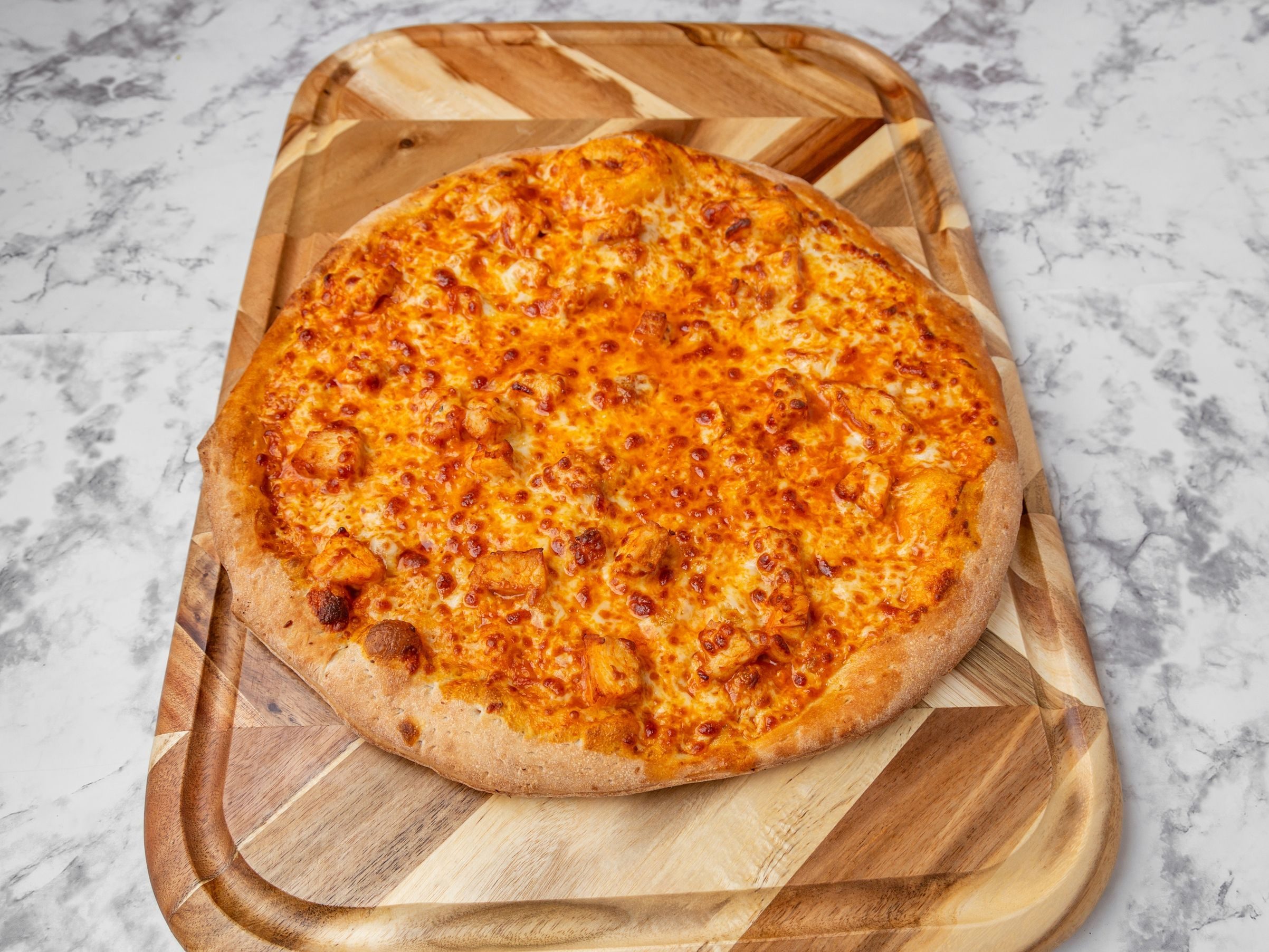 Buffalo Chicken Pizza.