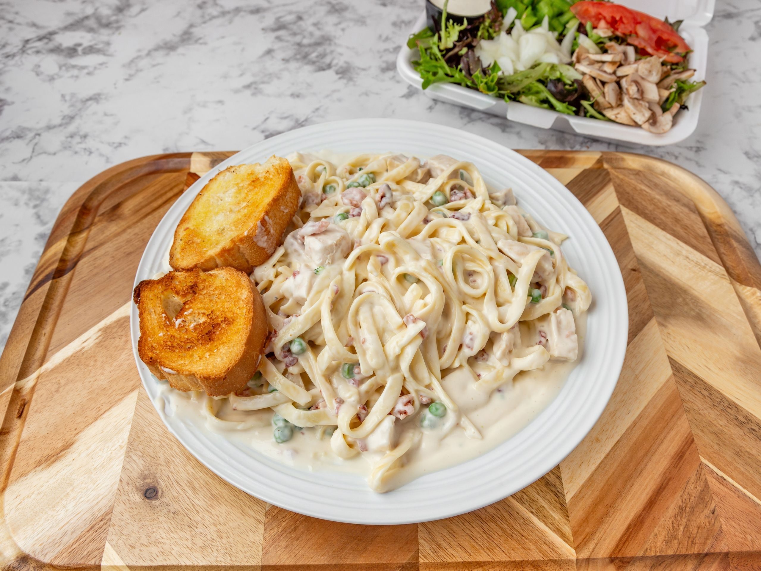Pasta Carbonara.