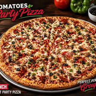 Tomatoes Party Pizza