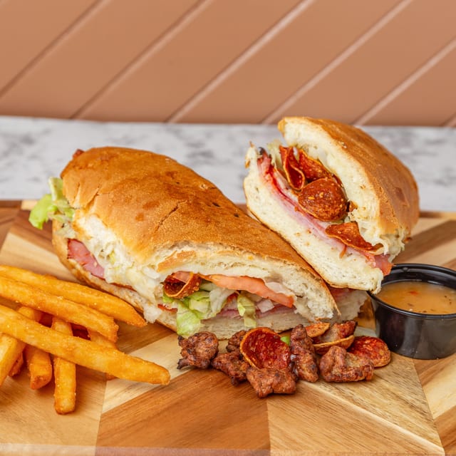 Italian Deluxe Hoagie.