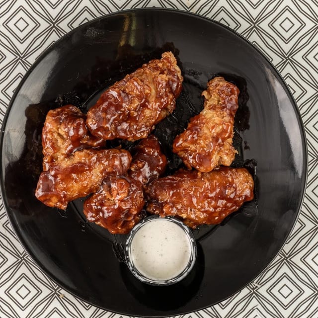 Honey BBQ Wings.