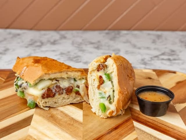 Steak Deluxe Hoagie.