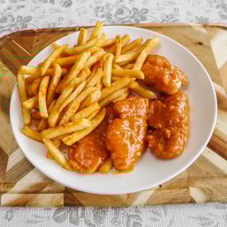 Buffalo Chicken Tenders with Fries
