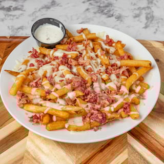 French Fries with Cheese & Bacon