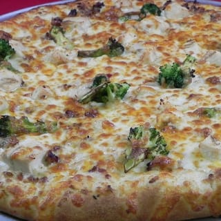 Broccoli Chicken Alfredo Pizza (Large 14'')