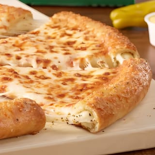 Cheese-Stuffed Crust Cheese Pizza